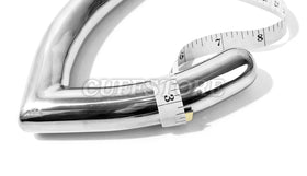 Measuring tape around the 3.25-inch rod circumference