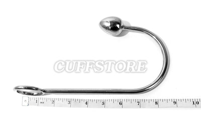 Stainless Steel Anal Rope Hook 30mm Bullet Oval Shape Ball Restraint