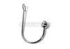 Stainless Steel Anal Rope Hook 30mm Bullet Oval Shape Ball Restraint