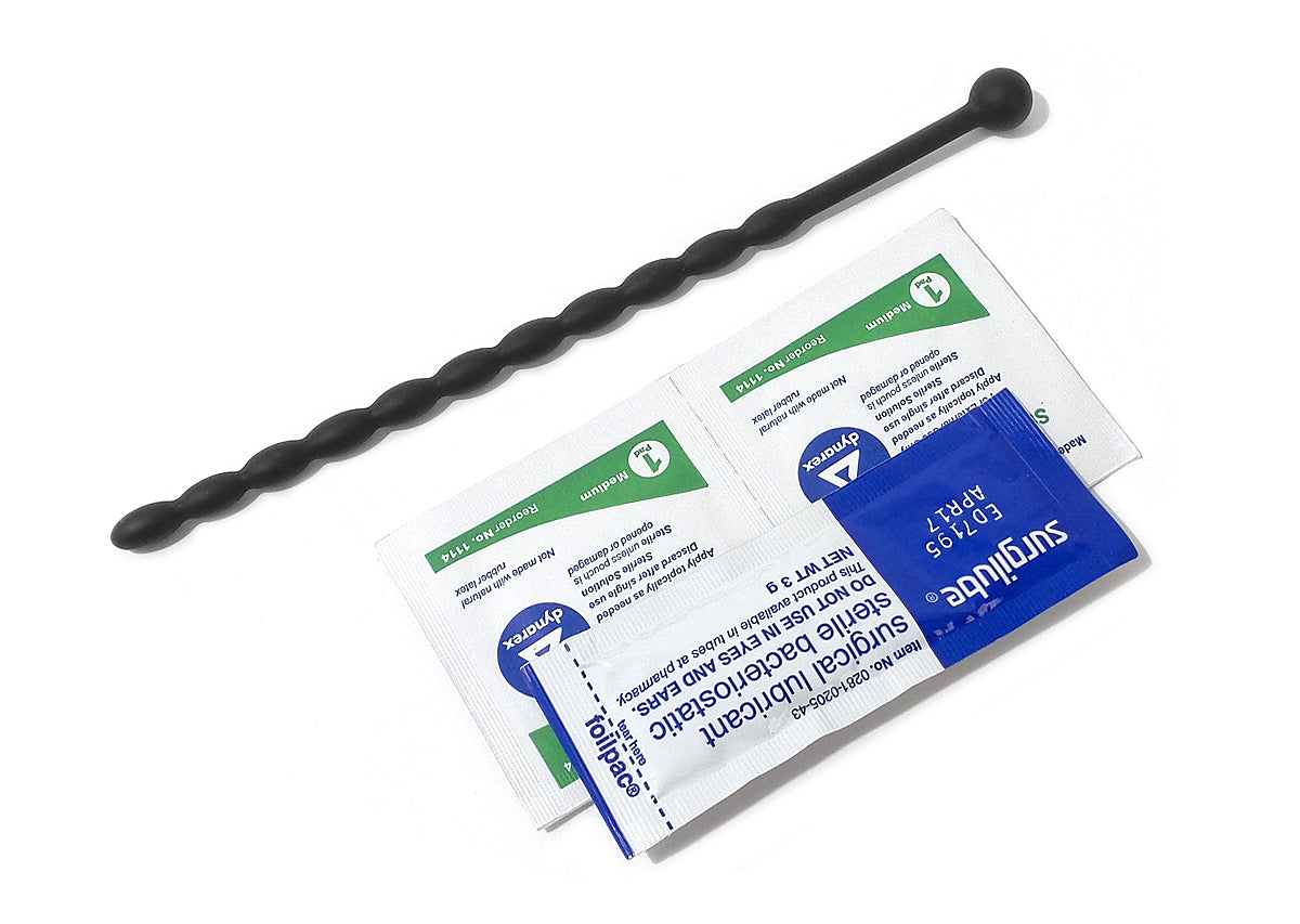 Silicone Urethral Stimulation Dilator with Lubricant Kit Silicone Urethral Stimulation Dilator with Lubricant Kit