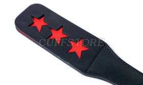 Cutout PU Leather Paddle Slapper