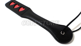 Cutout PU Leather Paddle Slapper