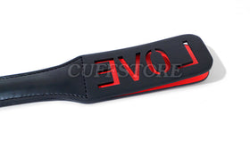 Cutout PU Leather Paddle Slapper