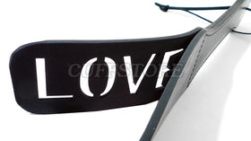 Cutout PU Leather Paddle Slapper