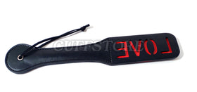 Cutout PU Leather Paddle Slapper