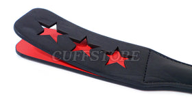 Cutout PU Leather Paddle Slapper