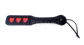 Cutout PU Leather Paddle Slapper