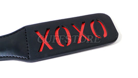 Cutout PU Leather Paddle Slapper