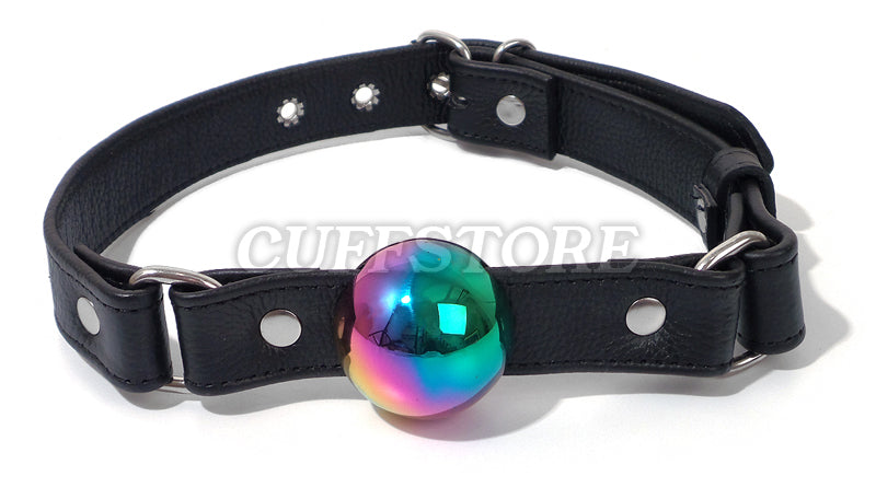 Rainbow Stainless Steel Ball Gag