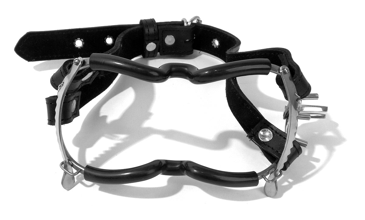 Whitehead Jennings Ratchet Leather Mouth Gag Double Strap