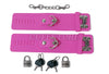 Soft Silicone Handcuffs - Available Colors: Black, Pink & Red