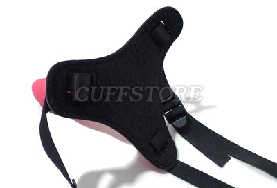 Pegging Pink Strap On Dildo with Adjustable Harness