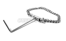 Locking Steel Bondage Bracelet & Anklet