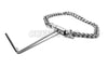 Locking Bondage Chain Bracelet or Anklet Cuff Restraint with Key Locking Bracelet Multiple Sizes