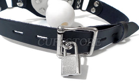 Locking Breathable Open-Mouth Ball Gag