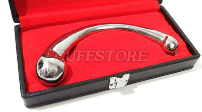 Prostate Anal Curved Stainless Steel G-Spot Vaginal Wand Njoy Style