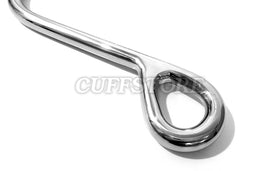 Ribbed Stainless Steel Anal Rope Hook