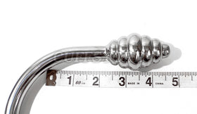 Ribbed Stainless Steel Anal Rope Hook