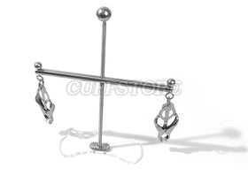 Stainless Steel Tower of Pain Nipple Clamps