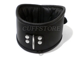 Padded Leather Locking Posture Collar