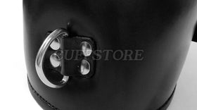 Padded Leather O-Ring Posture Collar