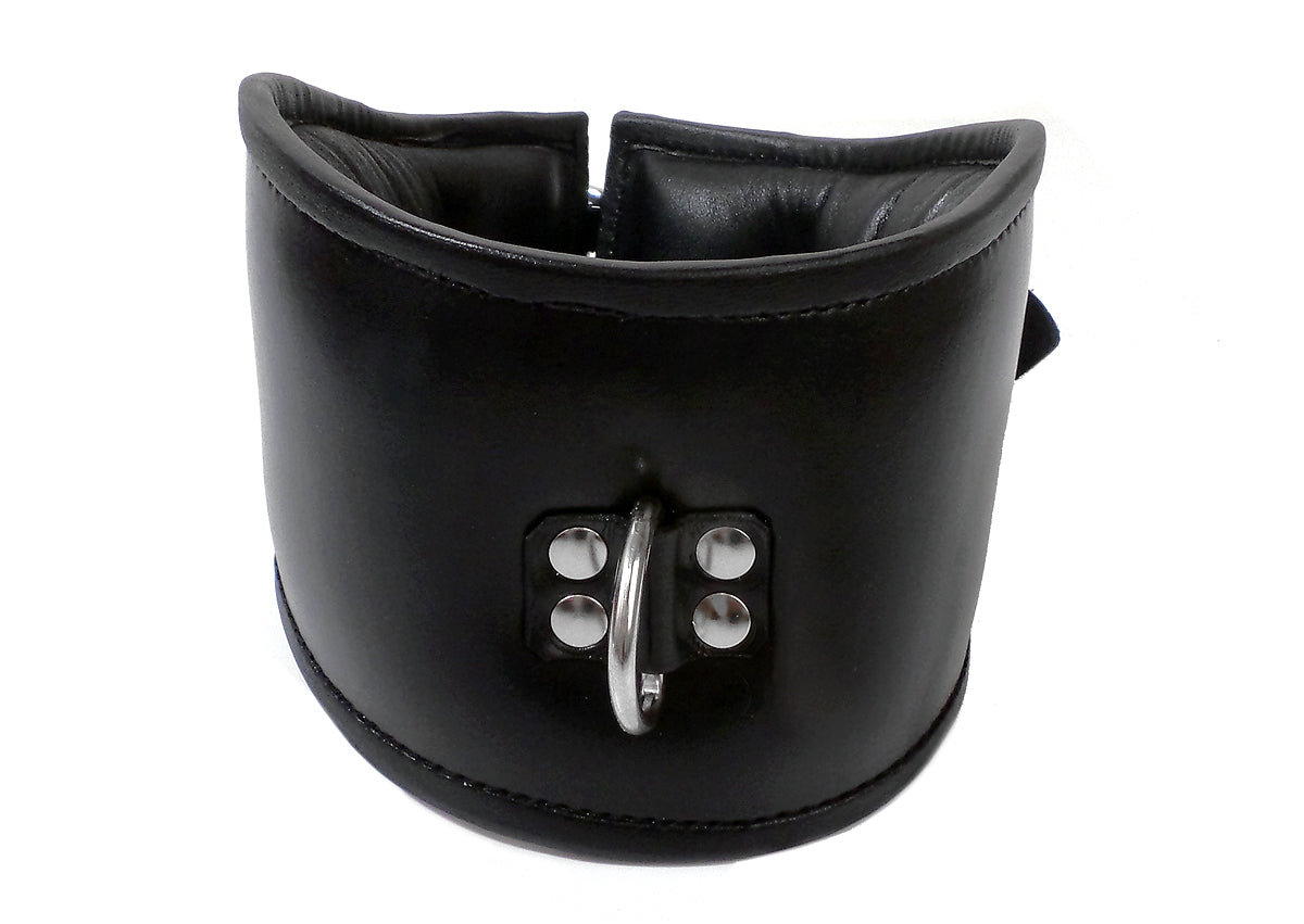 Padded Leather O-Ring Posture Collar