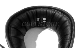 Padded Leather O-Ring Posture Collar