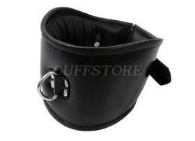 Padded Leather O-Ring Posture Collar