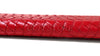 Braided Red Leather Rigid Spanking Paddle
