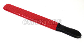 Braided Red Leather Spanking Paddle