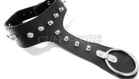 PU Leather Story of O Ring Collar