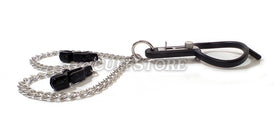 Spring-Loaded Mouth Spreader with Nipple Clamps