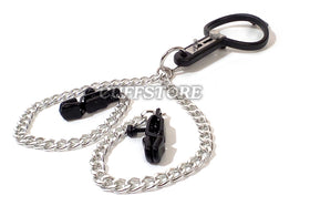 Spring-Loaded Mouth Spreader with Nipple Clamps