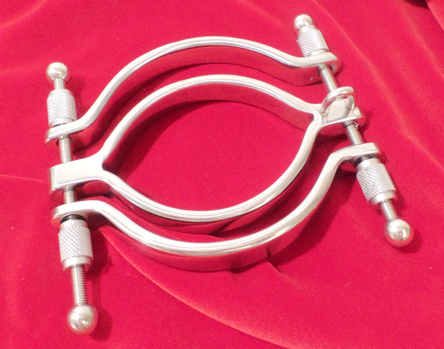 Stainless Steel Pussy Clamp Labia Stretching Toy