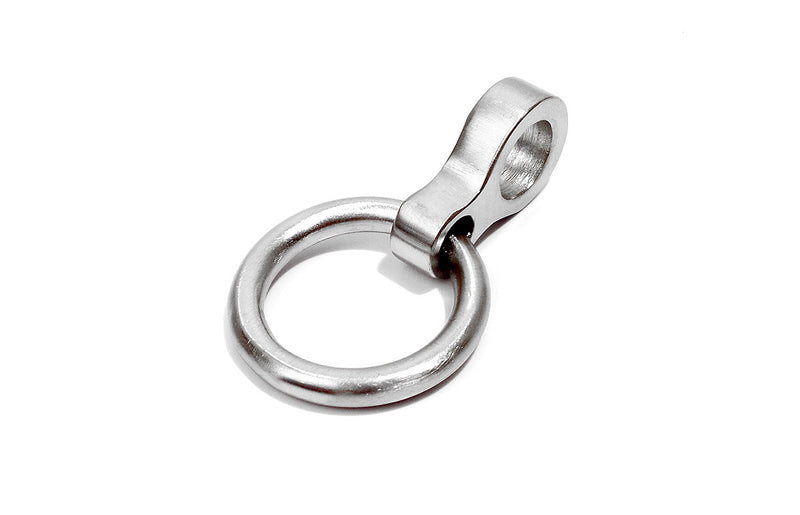 Removable Ring Polished Stainless for KB-899 Round Collars and KB-897 KB-898 Cuffs and Leg Irons