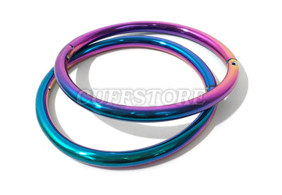 Rainbow Elliptical Leg Irons Ankle Restraint - Multiple Sizes Available