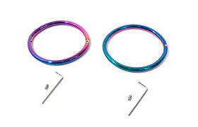 Rainbow Stainless Steel Elliptical Leg Irons