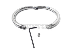 Oval Leg Irons Stainless Steel with Allen Drive Key KB-898