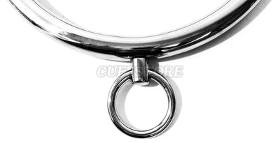 Locking Single Ring Bondage Slave Collar with Allen Drive Key 903-C