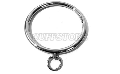 Locking Single Ring Bondage Slave Collar with Allen Drive Key 903-C