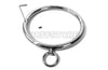 Locking Single Ring Bondage Slave Collar with Allen Drive Key 903-C