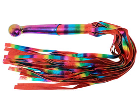 35-Tail Suede Flogger with Insertable Ball Handle