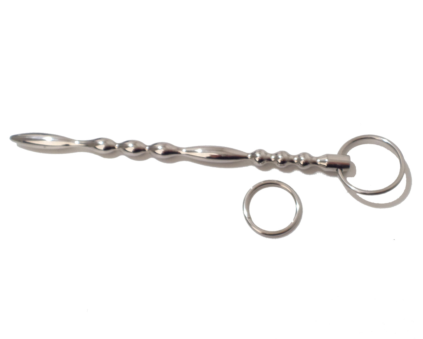 Ribbed Stainless Steel Urethral Sound