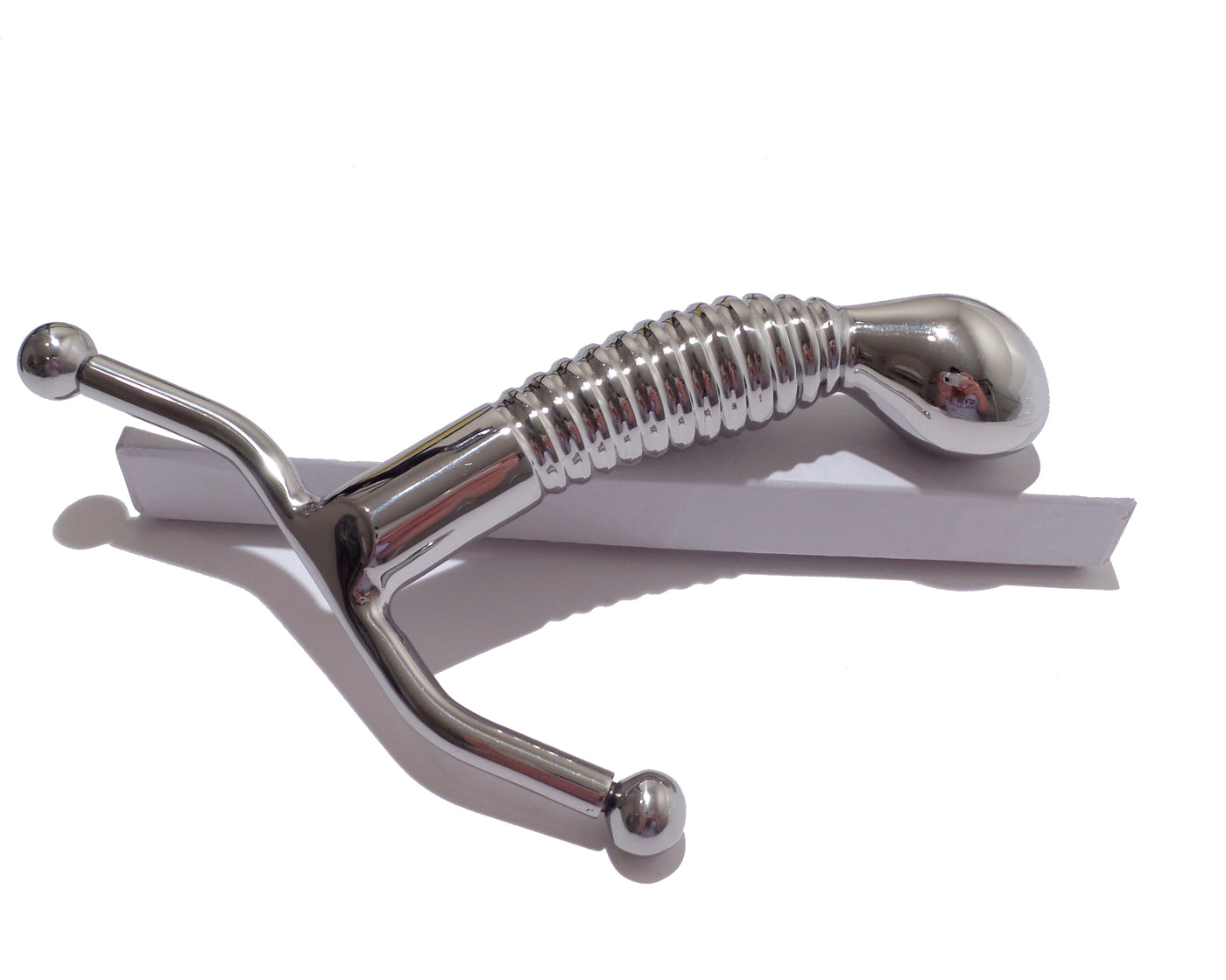 Ribbed Stainless Steel G-Spot & Prostate Massager