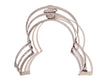 3 Ring Stainless Steel Locking Adjustable BDSM Posture Collar, Neck Cage