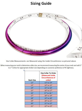 Petite Rainbow Locking Eternity Collar