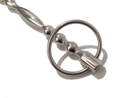 8" Overall Length Stainless Steel Urethral Sounds with Ribs 5mm Tip…
