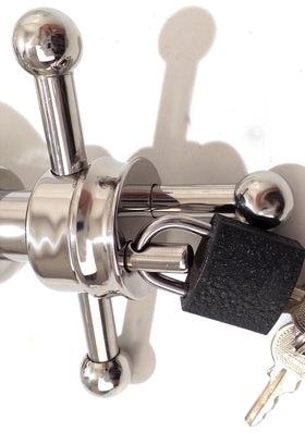 Stainless Steel Locking Asslock Butt Plug