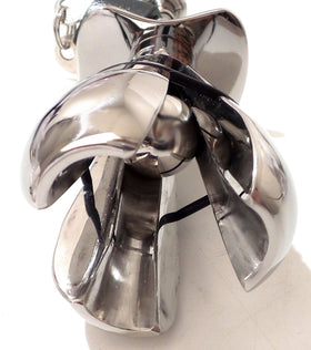Junior Asslock Stainless Steel Locking Butt Plug