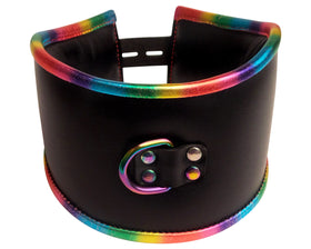 Prism Edge | Lockable Leather Posture Collar